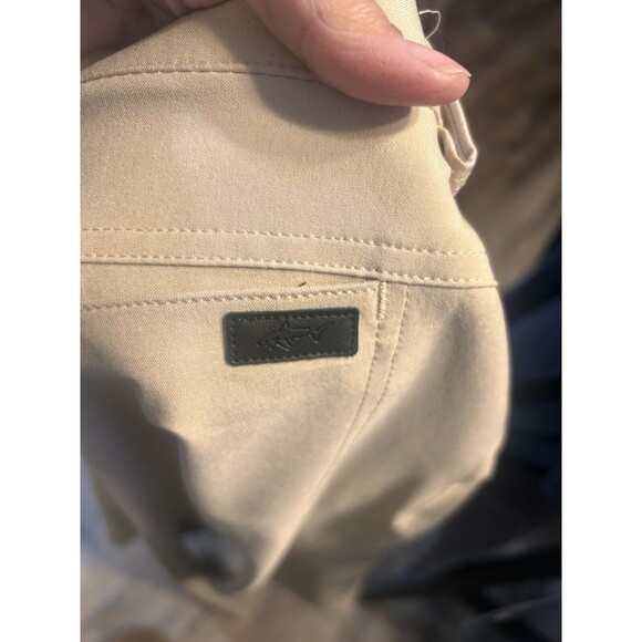 Greg Norman Men's Polyester Ultimate 5-Pocket Golf Pants Khaki Tan Size 38x29 - Picture 3 of 6